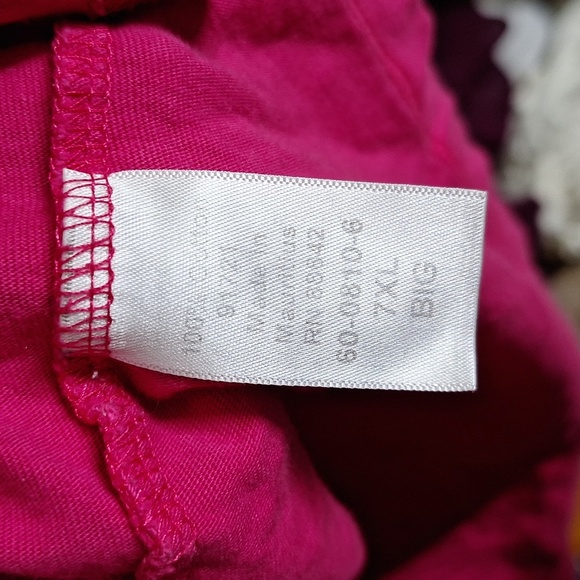 KINGSIZE SIZE 7 (7X) PINK V-NECK T-SHIRT - Picture 6 of 6